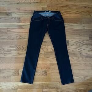 J Brand Mama J Maternity Jeans Size 31 Indigo Blue Side Panel Skinny Casual